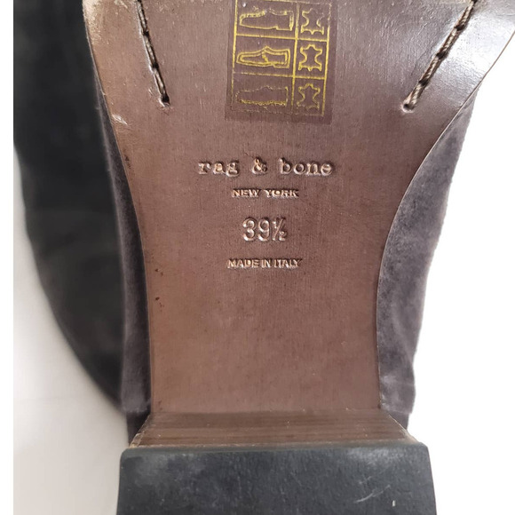 Rag & Bone Wesley Gray Suede Ankle Boots Size 9.5 US - Picture 9 of 9